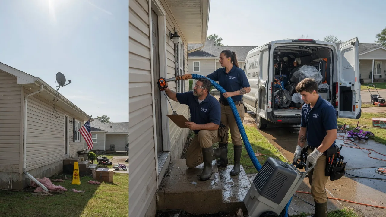 Ceiling Water Damage Restoration in Huntley, MT near me